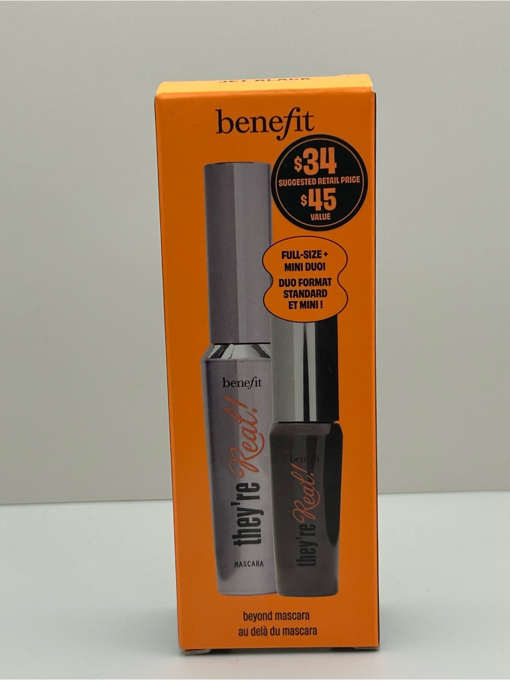 Benefit Cosmetics They're Real! Lengthening Mascara Duo Set Full Size And Mini